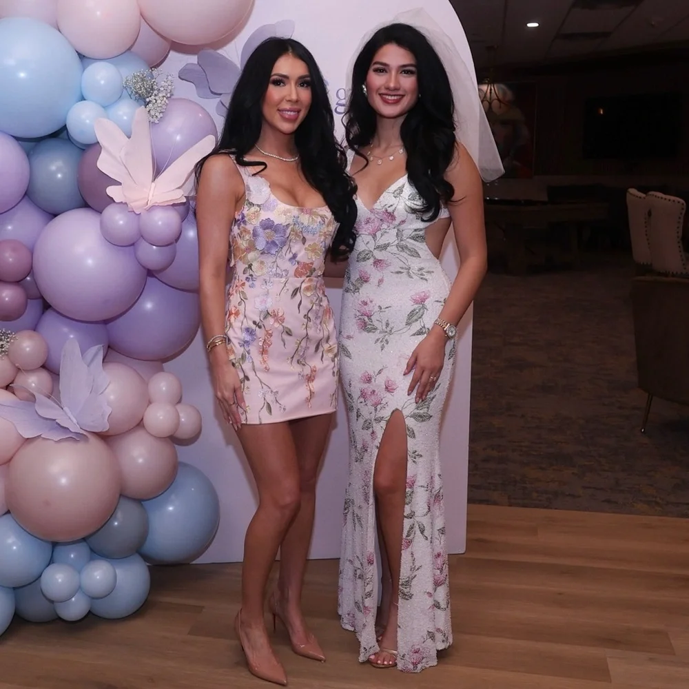 Lovers + Friends Floral Mini Dress in Pink and Purple - Picture 4 of 4